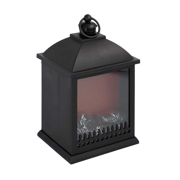 20x15x15cm LED Fireplace Lantern
