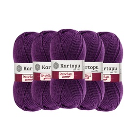 Kurtzy 10 Pezzi Goitoli Cotone per Uncinetto a Pois Colorati - 50 g