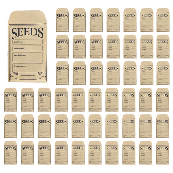 100Pcs Seed Envelopes 3 1X4 7 Inch Seed Envelopes Brown Paper