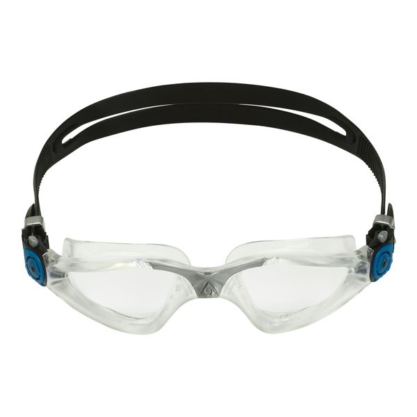 Aquasphere Kayenne - Clear Lens - Transparent-Silver/Petrol Swim Goggles