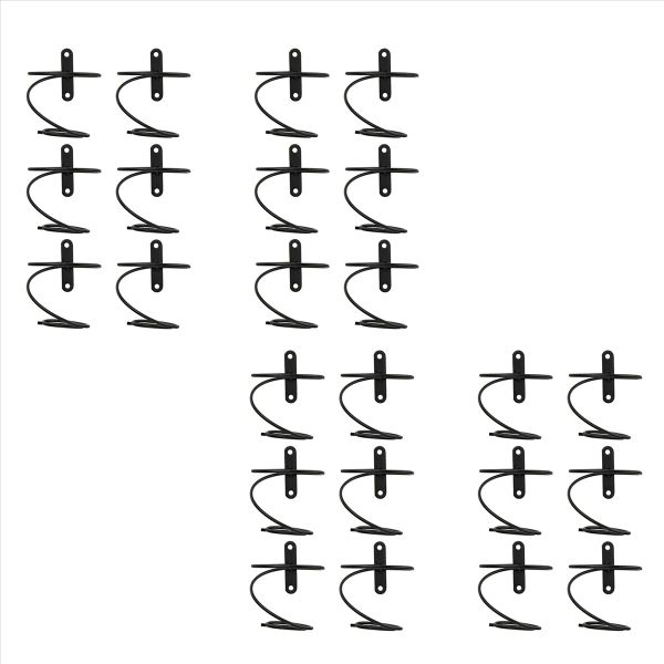 Pack Of 6 Wall Mounted Wine Racks With Screws Metal Hanging Wine Rack