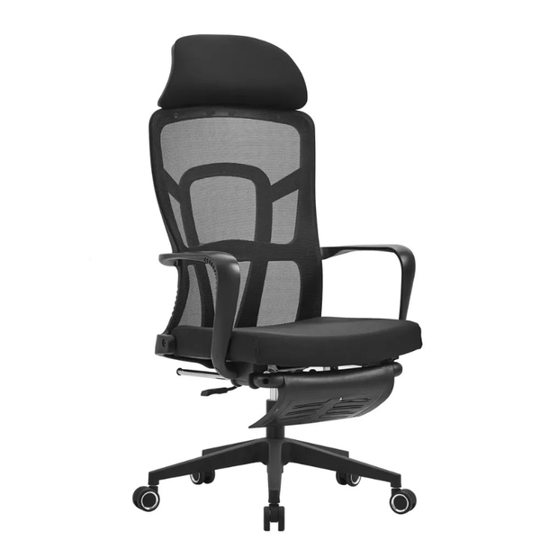 Ergonomic Mesh Office Chair - 360 Swivel, Headrest, Adjustable