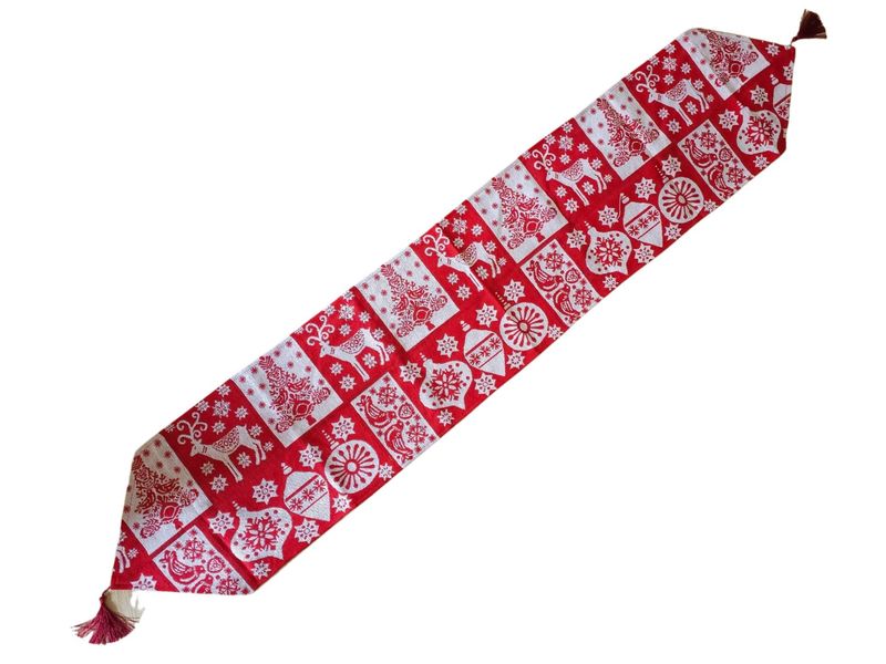 Table Runner 175cm by 33cm - Christmas Tree Pattern - Stylish Decoration