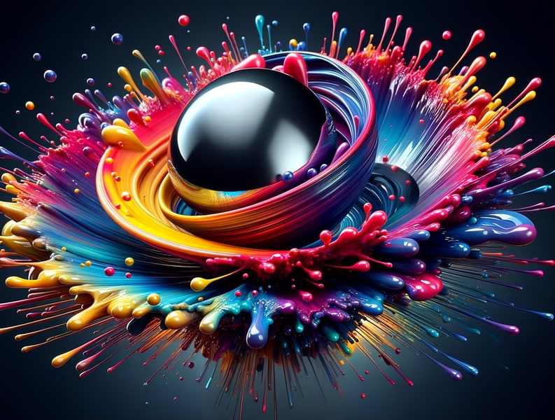 Canvas Wall Art Home Decor - Deep Splash