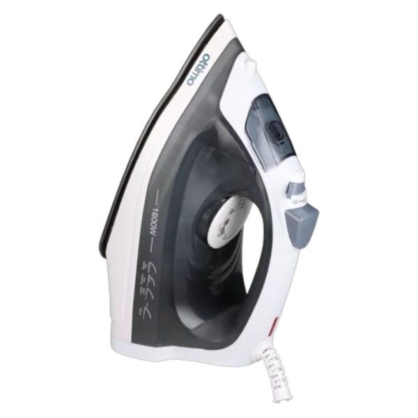 Ottimo Grey Steam Iron 1600w Ceramic Soleplate Self-Cleaning for Clothes