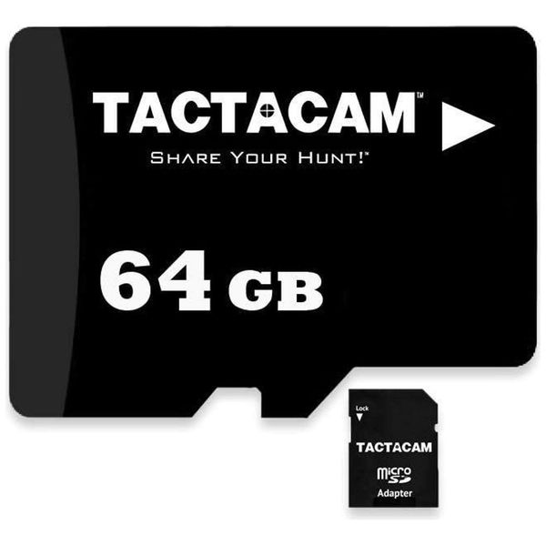 Tactacam 64GB SD Card Class 10 U3 V30 for 4K Ultra HD Action Cameras