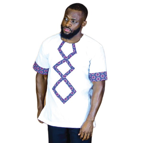 Africa Fashion House Arome Purple Flare Shwe Shwe Shirt