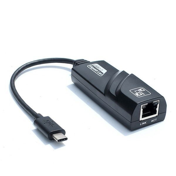 USB Ethernet Adapter Type C to RJ45 Network Card 100Mbps