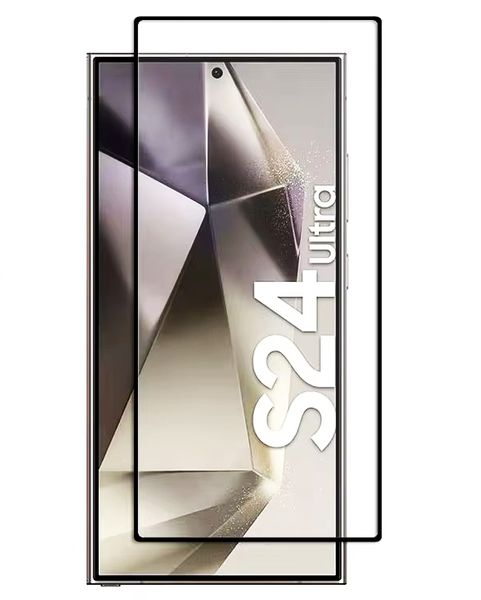 TEKRON Full Coverage Glass Screen Protector for Samsung Galaxy S24 Ultra