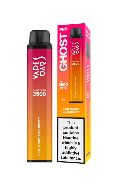 Vape Bars - Ghost Pro 3500 Puff - Very Berry Cranberry