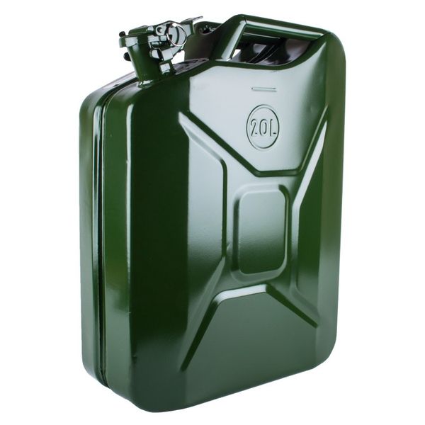 Kaufmann - Green Petrol Metal Jerry Can - 20 Litre