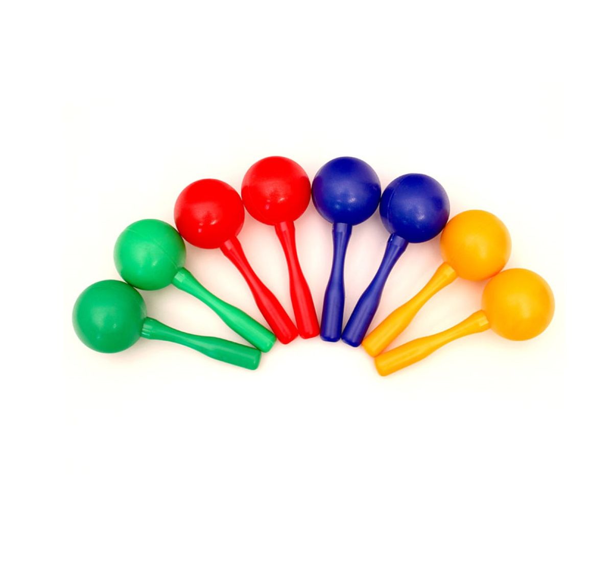 Maracas Toy Musical Instruments Set - 8pc (Supplied Colours May Vary ...