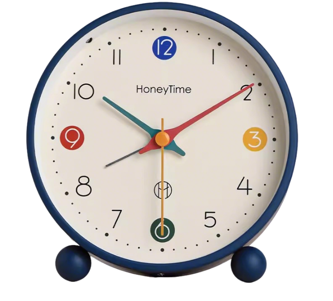Minimalist Colorful Digital Alarm Clock