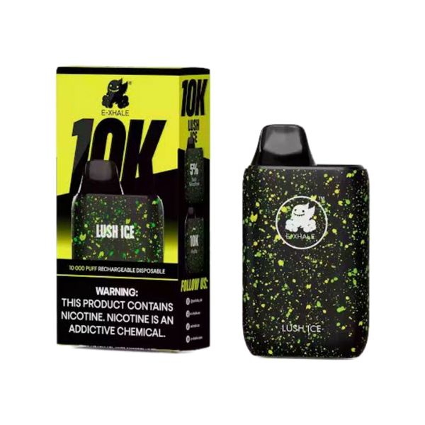 E-Xhale 10000 Puffs Disposable Vape - Lush Ice (Pack of 5)