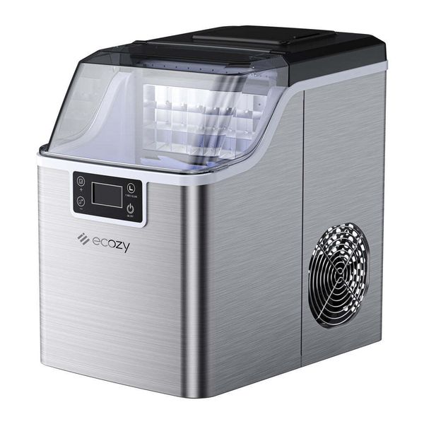 ecozy 24-cube Auto Self-Cleaning Countertop Ice Maker