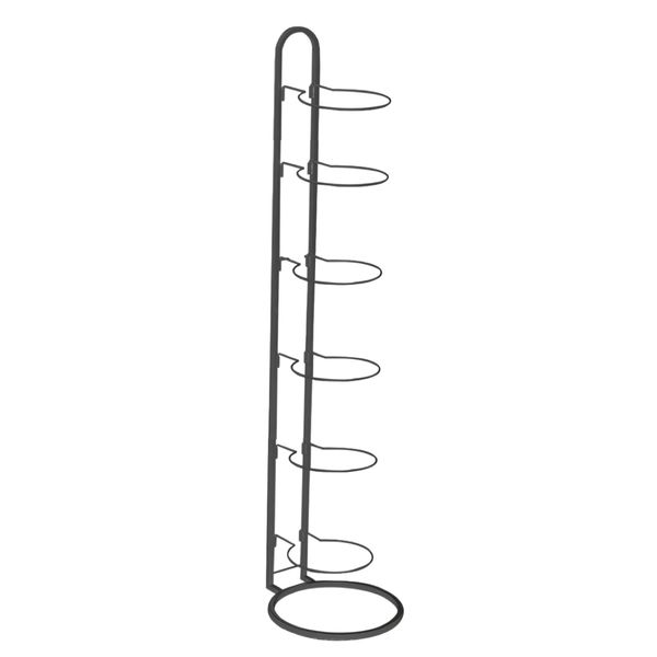 Sports Six Layer Vertical Metal Basketball Storage Display Rack - 138cm
