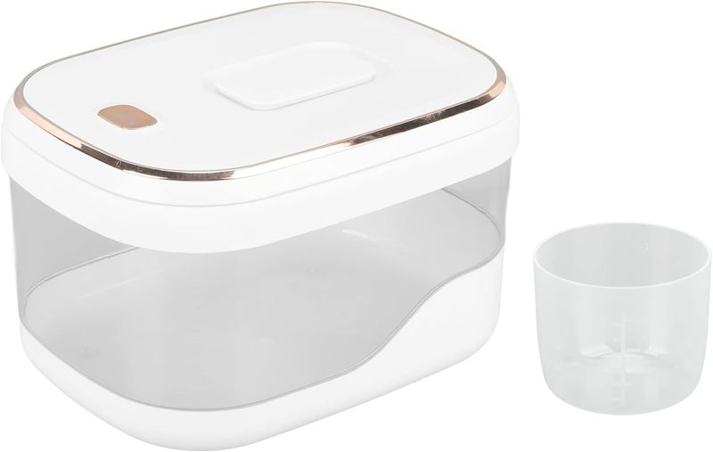 10KG Press-type Rice Bucket Moisture-proof Rice Canister Grain Food Bucket