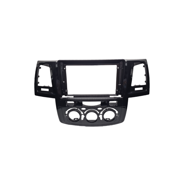 A/C 9 inch Trimplate with SWC Harness Compatible With Toyota Fortuner / Hilux Manual