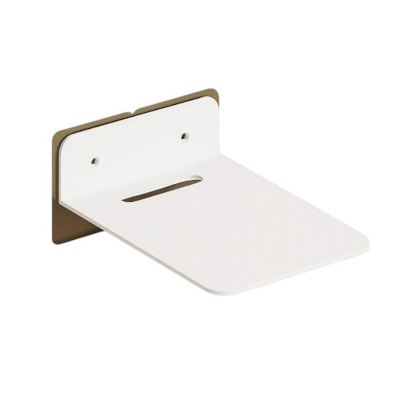 Wall-Mounted Carbon Steel Camera Shelf - Small - White