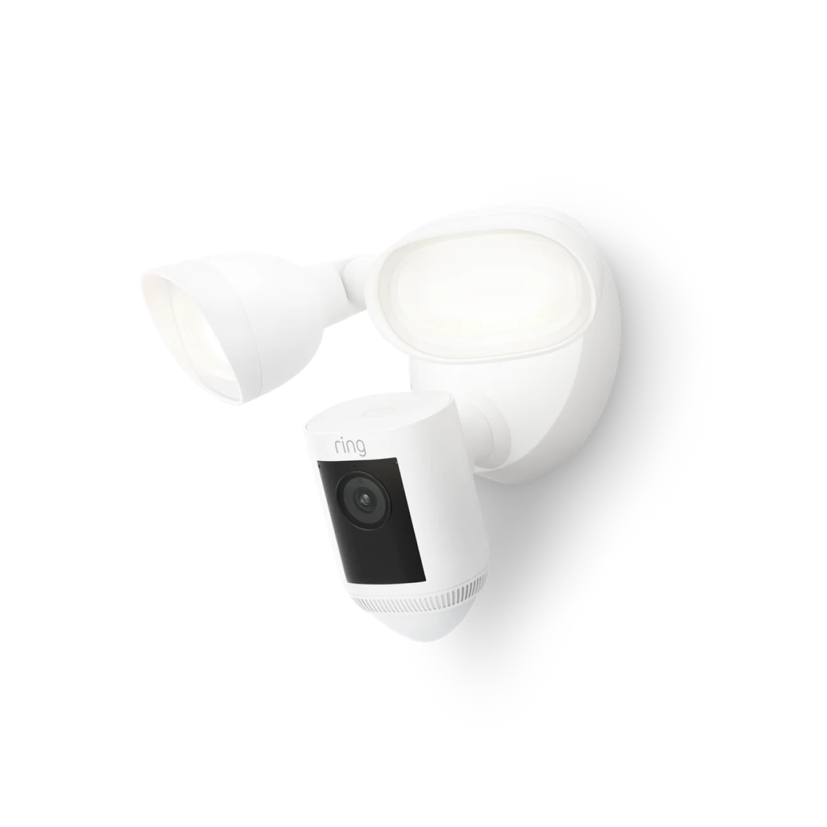 Ring Floodlight Security Camera Pro 1080HD Bird's Eye View White