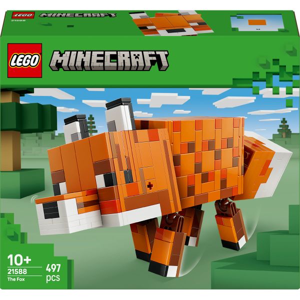 LEGO® Minecraft® The Fox Gaming Decoration Toy Gift 21588