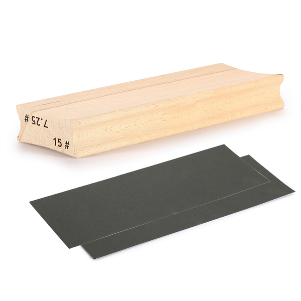 7 25 &amp;15 Dual-Purpose Guitar Fretboard Radius Sanding Block