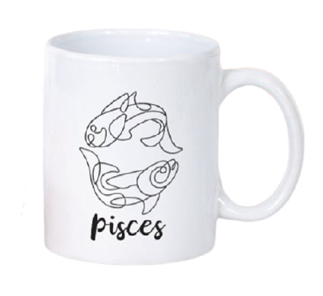 Ceramic Mug -Zodiac Signs - Pisces
