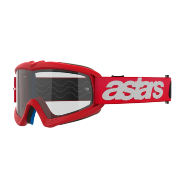 Alpinestars Youth Vision Blaze Goggles Red Clear