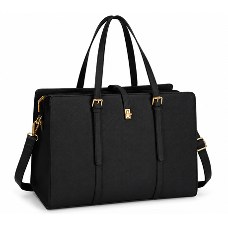 Women's Office Laptop Tote Bag Compatible With 15.6 Inch Image