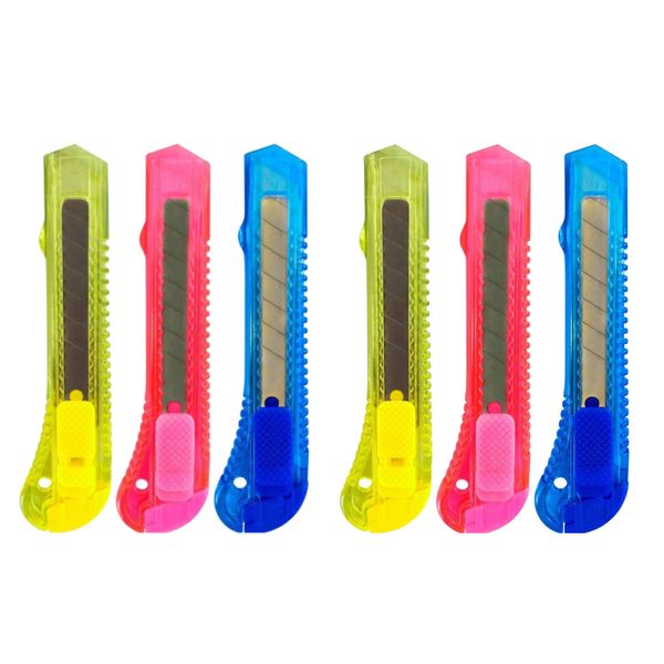 Snap Off Utility Knives Set of 6 (15 cm)