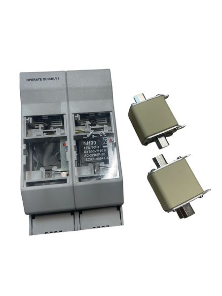 U2D Solar DC Battery Disconnect Box With Fuse 160A 1 Pole White - Generic