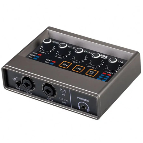 Teyun Q16 - 2X2 USB Audio Interface/Sound Card - Grey Image
