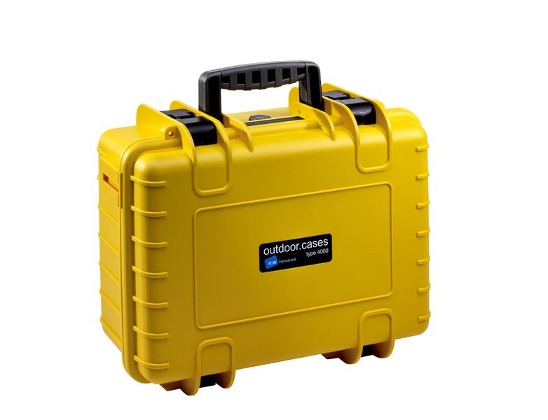 B&amp;W Intl. Outdoor Case 4000 With Foam - Yellow