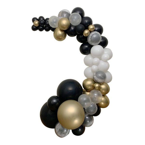 Balloon Arch Kit - Black and White