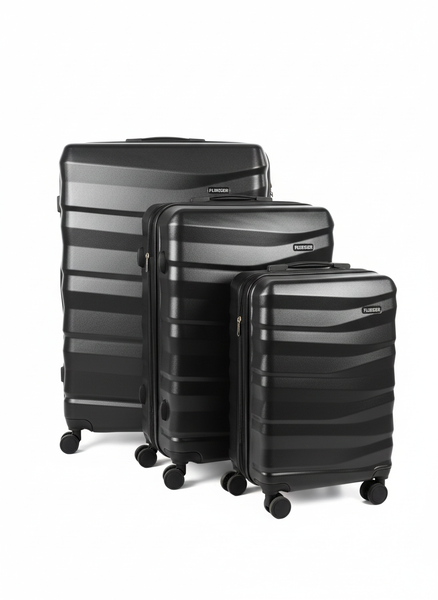Fliger Luggage 3-Pieces Durable Suitcase Set