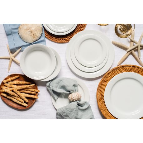 Noritake - Arctic White Side Plates 18cm - Set of 4 | Shop Today