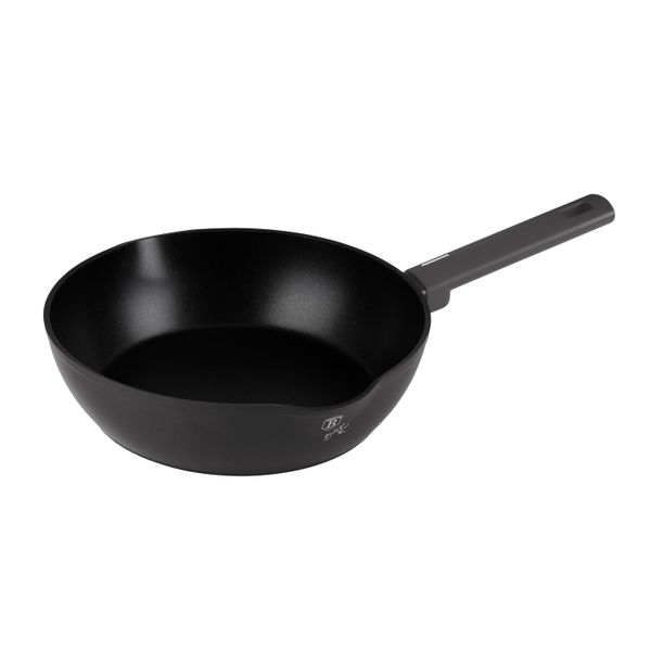 Berlinger Haus 28cm Non-Stick Deep Frypan with 2 Mouths - Anthracite