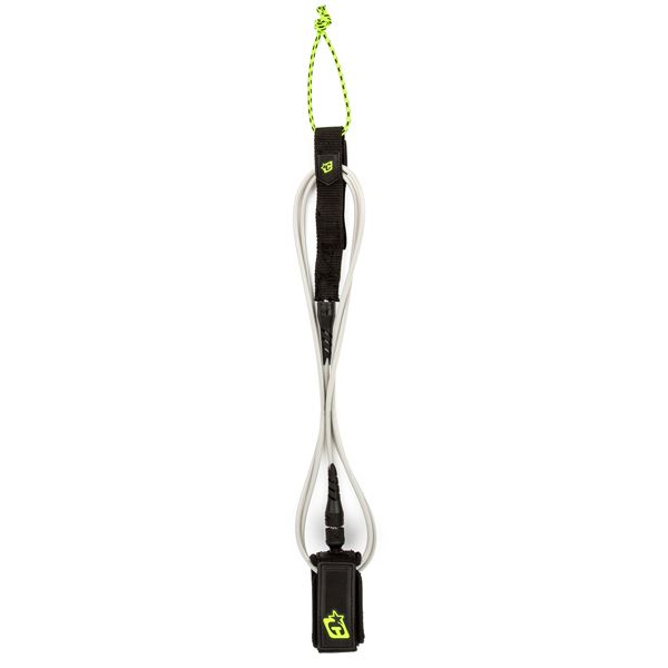Creatures Lite 6 Surfboard Leash - Grey/Black (LLI9006GYBK)