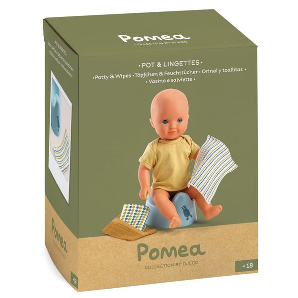 Djeco Pomea Dolls - Potty &amp; Wipes