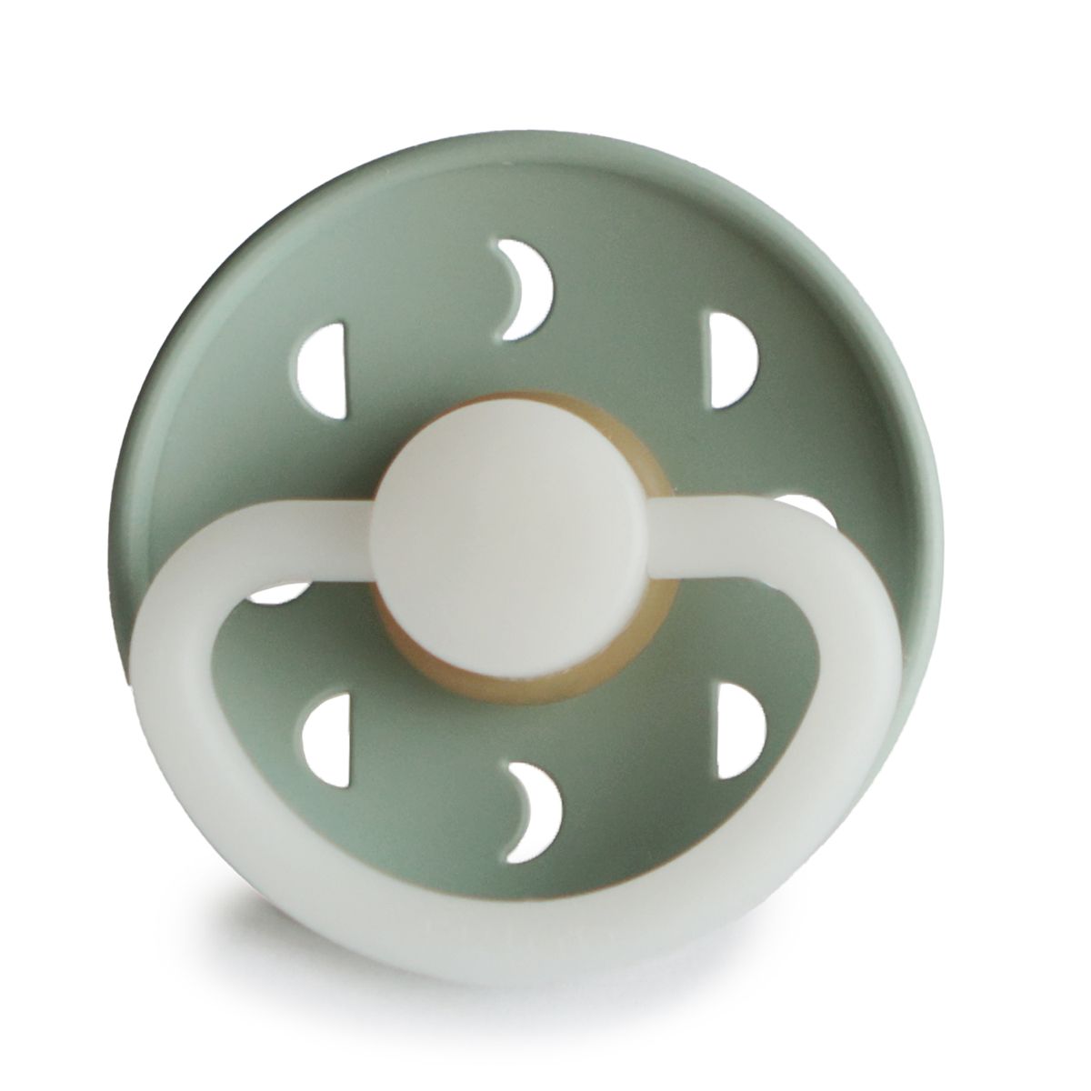 FRIGG 100 Natural Latex Pacifier Moon Glow in the Dark Size 1 Shop