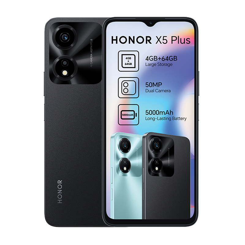 Honor X5 Plus 64GB LTE Dual Sim 64GB Midnight Black Shop Today Get 