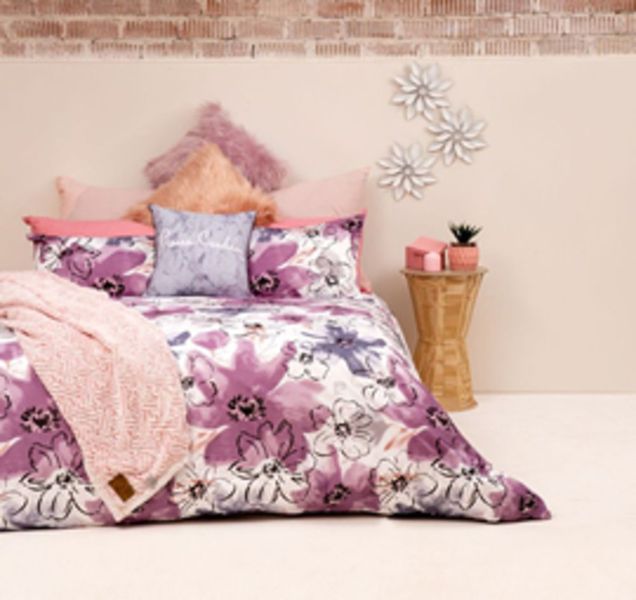 3 Pieces Pierre Cardin Duvet Set - Sunset Flower