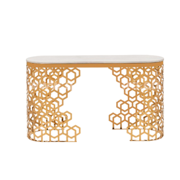 Rectangular Marble Luxury Console Table