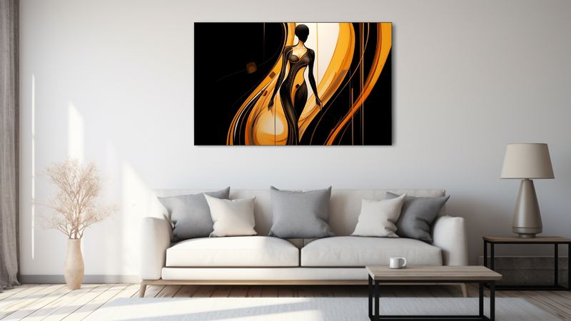 Canvas Wall Art - ShapleyFemale Creative Art - HD0234