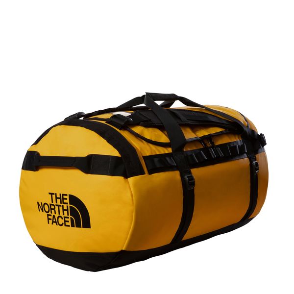 The North Face Base Camp Duffle in Large - Summit Gold-Black