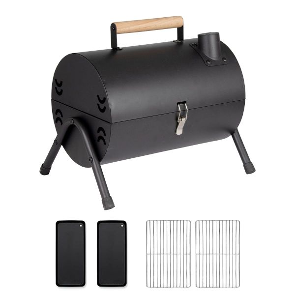 Portable Double Sided Grill &amp; Roast Oven with Chimney