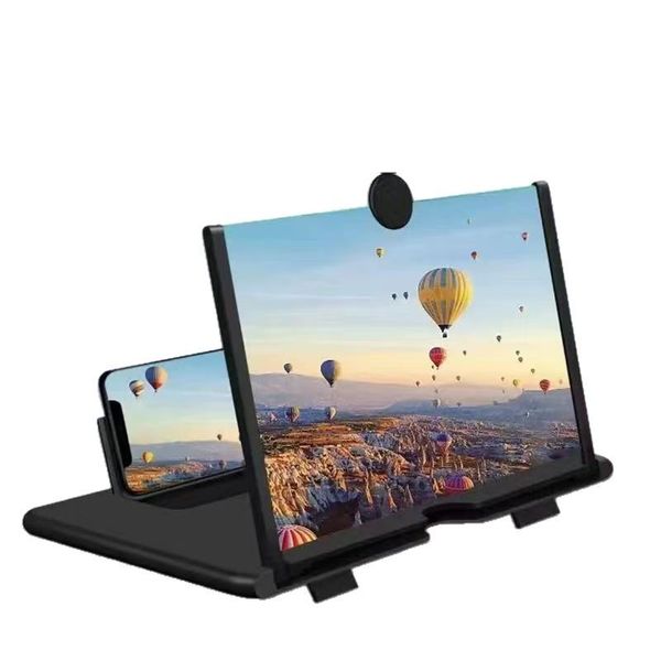 10-Inch Phone Screen Magnifier - Pull-Out Lazy Stand with Large Screen