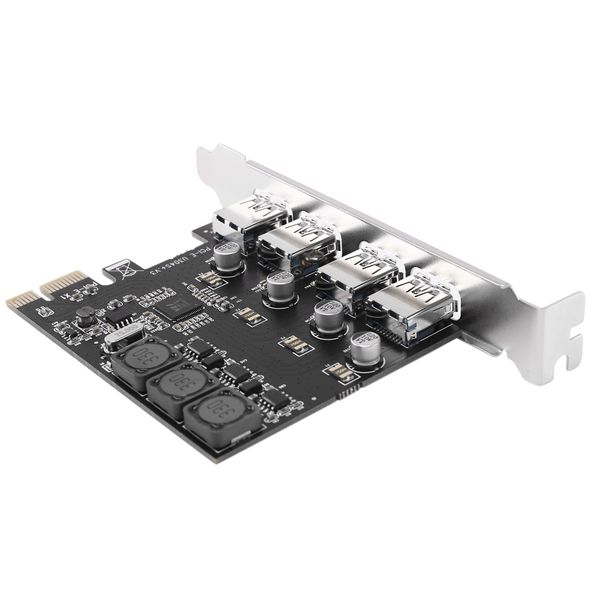 4 Port Usb 3.0 Pci Express Expansion Card Pcie Pci-E Host Controller