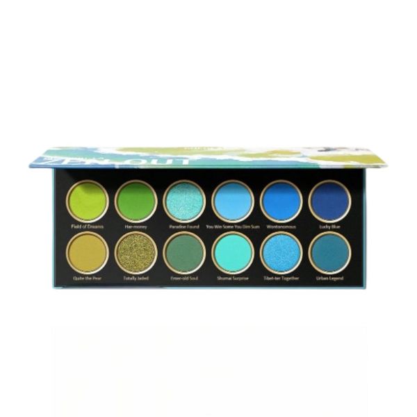 SHEGLAM 12 Color Shimmery Metalic Eyeshadow Pallet