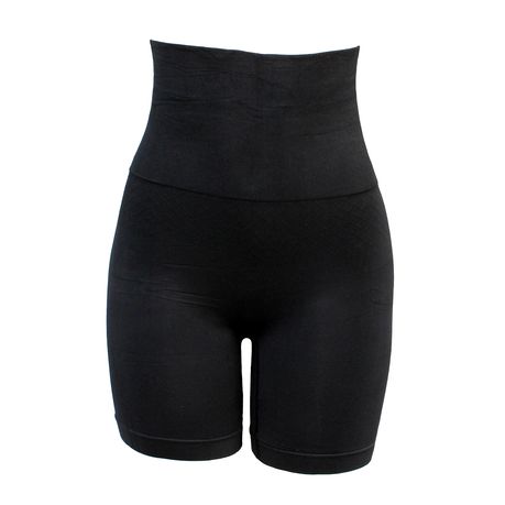 Shapewear for Women High Waisted Body Shaper Shorts Tummy Control Thigh  Slimming Shapewear, Black, XL 